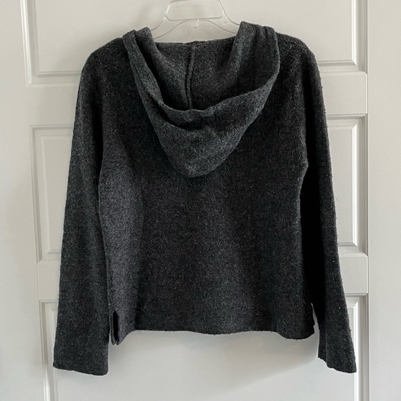 VTG Y2K Kenji 100% Wool Hoodie Pullover Sweater Minimalist Cabincore Size Large - Picture 6 of 14